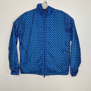 FENDI Monster Eyes Full Zip Windbreaker Jacket Size 50